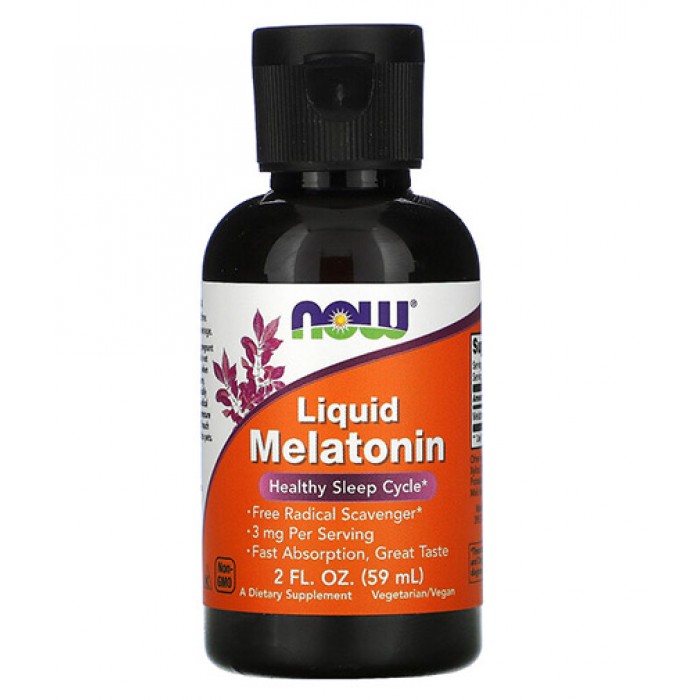NOW Melatonin 3 mg Liquid 59 ml